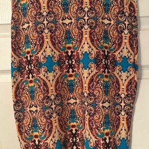 Multi color Lularoe skirt. Brand new. Never worn